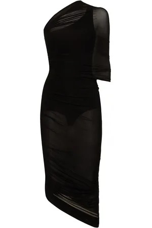 MAGDA BUTRYM Vestido Midi De Jersey Con Hombro Descubierto