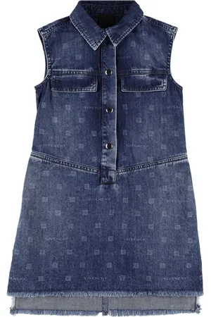 Givenchy Vestido De Denim De Algodón