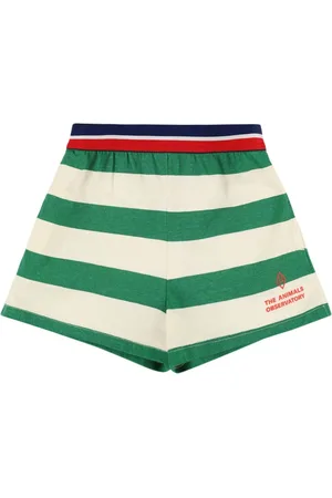 The Animals Observatory Shorts De Algodón Jersey A Rayas