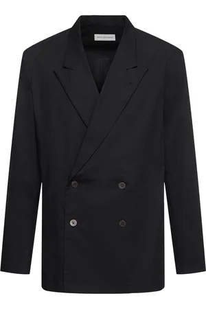 DRIES VAN NOTEN Blazer Cruzado De Algodón