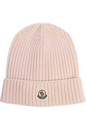 Moncler Gorro Beanie De Lana Virgen Con Logo