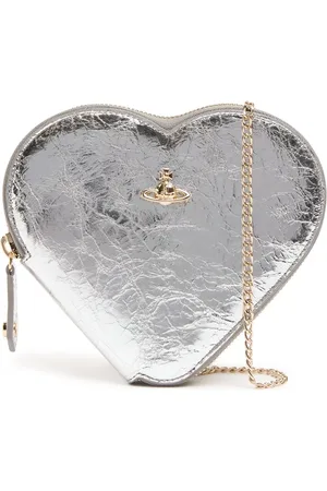 Vivienne Westwood Bandolera New Heart Metalizada