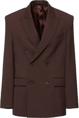 WARDROBE.NYC Blazer Cruzado De Lana