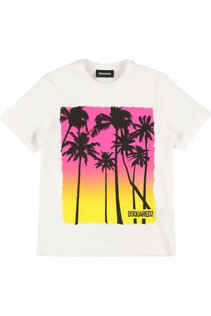 Dsquared2 Camiseta De Jersey De Algodón Estampada