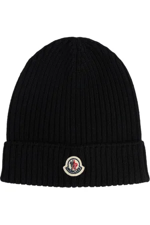 Moncler Gorro Beanie De Lana Virgen Con Logo