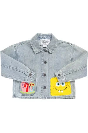 Stella McCartney Chaqueta De Denim De Algodón Con Bordados
