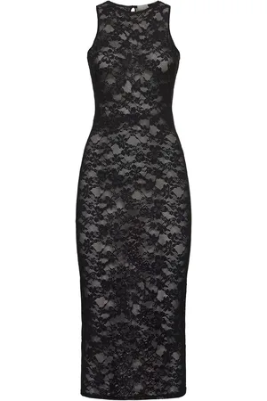 FLEUR DU MAL Vestido Midi De Encaje