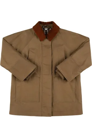 Burberry Abrigo De Gabardina De Algodón