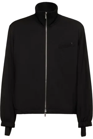 Helmut Lang Chaqueta Bomber De Lana Con Cremallera