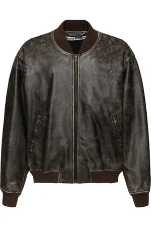 Acne Studios Chaqueta Bomber De Piel