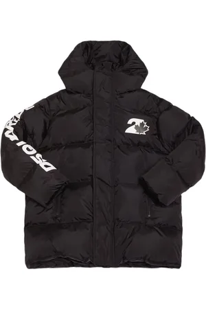 Dsquared2 Chaqueta Acolchada De Nylon Con Capucha