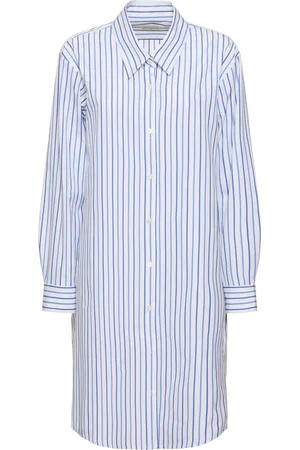DRIES VAN NOTEN Vestido Camisero Midi De Popelina