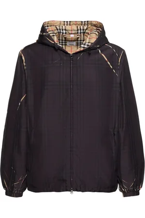 Burberry Anorak Con Capucha Y Estampado