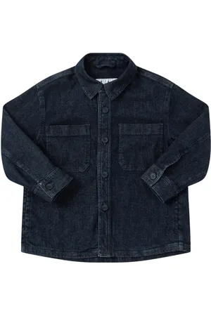 Il gufo Sobrecamisa De Denim De Algodón