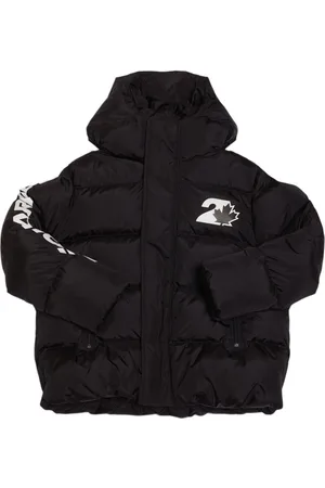 Dsquared2 Chaqueta Acolchada De Nylon Con Capucha