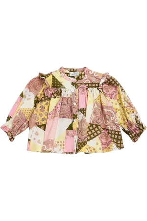 Etro Camisa De Popelina De Algodón Estampada