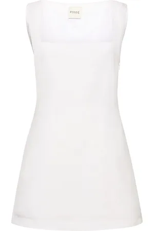 POSSE Vestido Corto De Lino