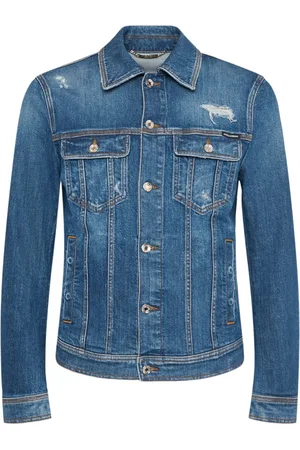 Dolce & Gabbana Chaqueta De Denim De Algodón Stretch