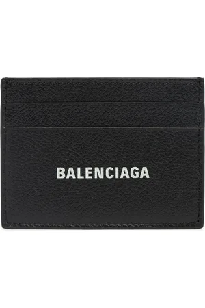 Balenciaga Tarjetero De Piel Con Logo