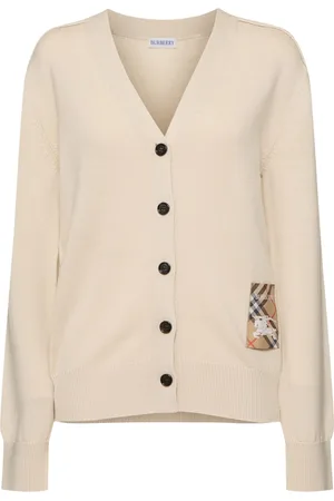 Burberry Cárdigan De Punto De Lana
