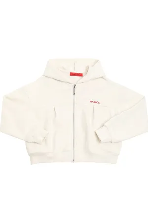 Max&Co. Sudadera Corta De Algodón Con Capucha
