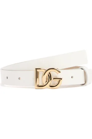 Dolce & Gabbana Cinturón De Piel Con Hebilla Con Logo