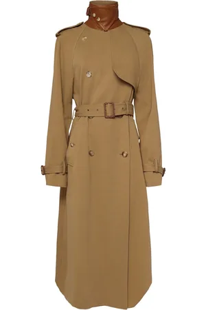 Chloé Trench De Gabardina De Algodón