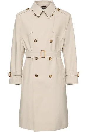 Brunello Cucinelli Abrigo Trench Largo De Algodón