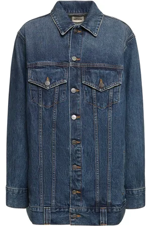 Khaite Chaqueta De Denim De Algodón