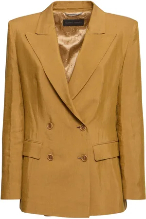 Alberta Ferretti Blazer Cruzado De Viscosa