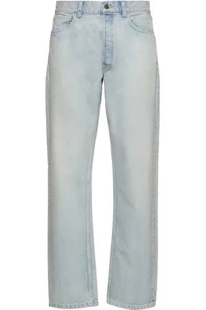 The Row Jeans Anchos De Denim De Algodón