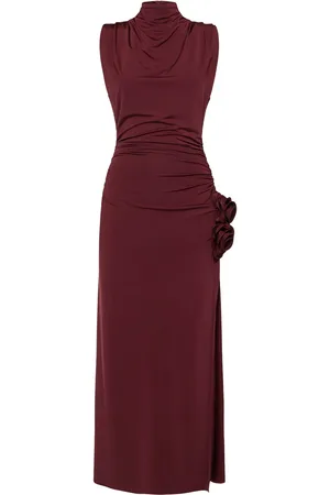 MAGDA BUTRYM Vestido Midi De Jersey Drapeado