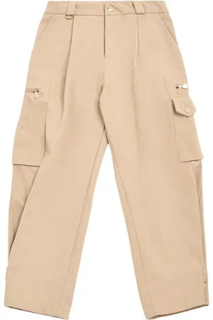 Chloé Pantalones Cargo De Sarga De Algodón