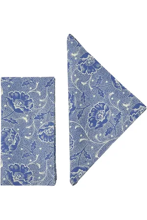 Cabana Set De 4 Servilletas De Lino Estampadas