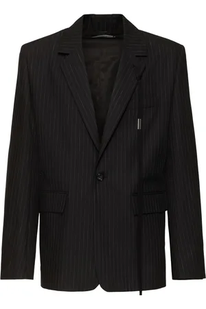 ANN DEMEULEMEESTER Blazer Sastre Con Cierre Asimétrico