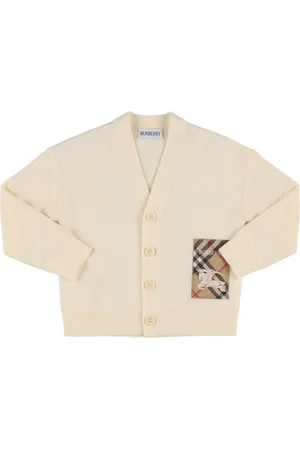 Burberry Cárdigan De Punto De Lana