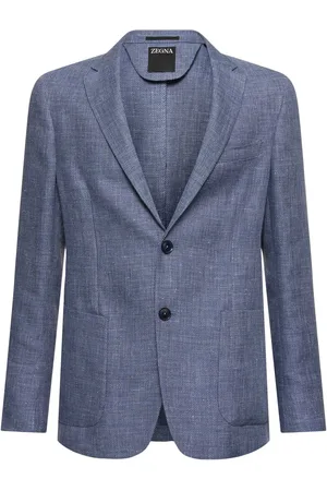 Ermenegildo Zegna Blazer De Lino Y Algodón