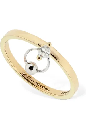 DELFINA DELETTREZ Anillo Con Diamante 18kt