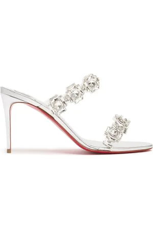 Christian Louboutin Sandalias Con Cristales 85mm