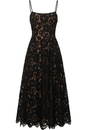 Michael Kors Vestido Midi De Encaje