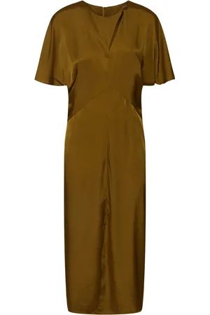 Soeur Vestido Midi De Satén Drapeado