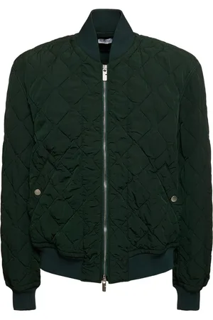 Burberry Chaqueta Bomber De Nylon Pespunteada