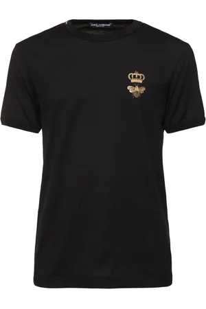 Dolce & Gabbana Camiseta De Algodón Bordada