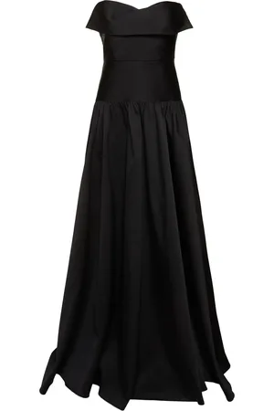 Roland Mouret Vestido De Tafetán Sin Tirantes