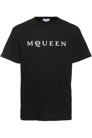 Alexander McQueen Camiseta De Algodón Con Logo