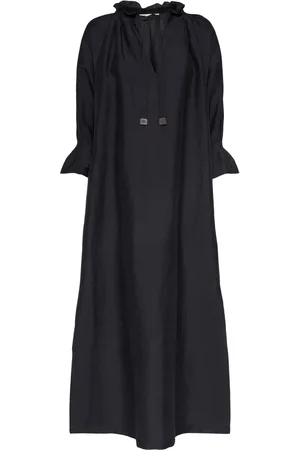 Max Mara Vestido Midi De Lino