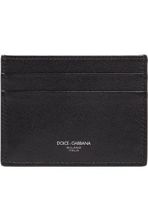 Dolce & Gabbana Tarjetero De Piel Con Logo