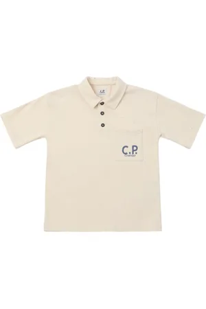 C.P. Company Camiseta De Jersey De Algodón Con Logo
