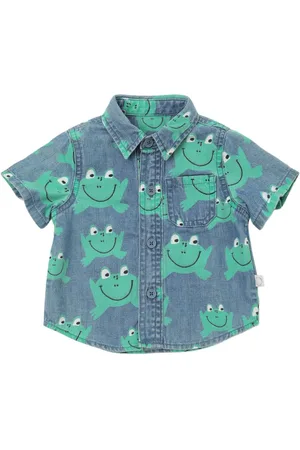 Stella McCartney Camisa De Denim De Algodón