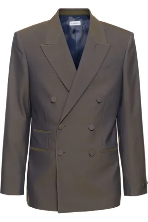 Burberry Blazer Cruzado De Lana